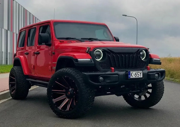 Jeep Wrangler cena 169000 przebieg: 60000, rok produkcji 2018 z Kańczuga małe 137